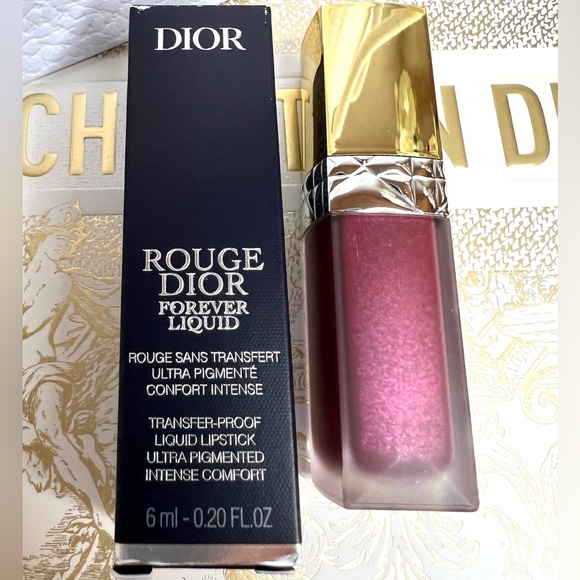 🌹Dior Rouge Dior Forever Liquid Sequin Lipstick #893 Masquerade🌹 - Picture 1 of 7